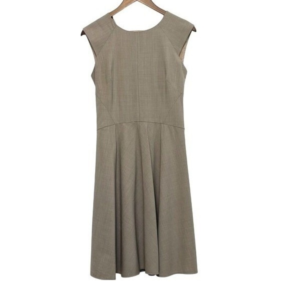 MM LaFleur Savannah‎ Sheath Dress Taupe Cap Sleeve Business Size 2 NWT